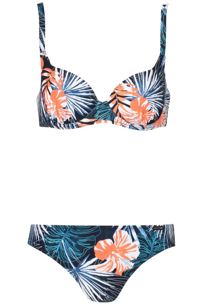 Melasti-Neon-Bikini-Buegel-Soft-Cups-Breiter- abnehmbaren-Traeger-Tropical-Flower-Paradise-Southcoast-Swimwear-Bali-groesserer-Cups