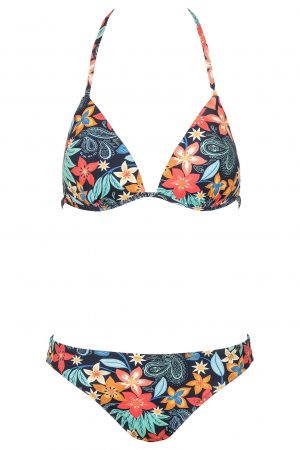 Zahara-Bikini-Set-Triangle-Push-up-soft-cup-Spaghetti-Traeger-Dark-Jungle-Tropical-Leafs-Blaetter-Prints-Paradise-Southcoast-Swimwear-Bali