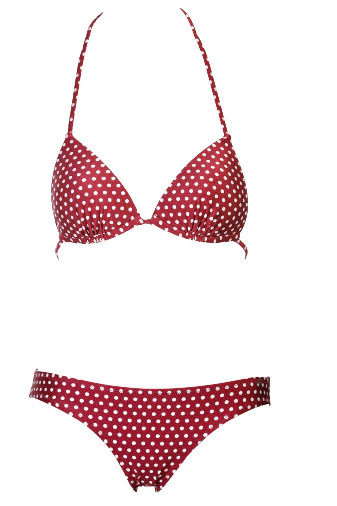 Zahara-Bikini-Set-Triangle-Push-up-soft-cup-Spaghetti-Traeger-Red-Rot-Bordeaux-Puenktchen-Polka-Dot-Prints-Southcoast-Swimwear-Bali